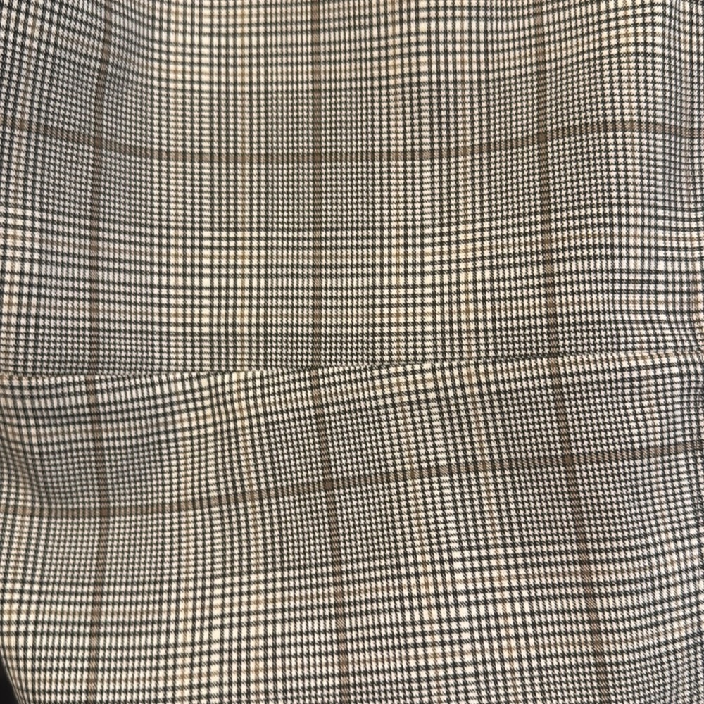 NWT Express plaid tie front tank - Picture 4 of 5